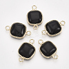 Natural Black Stone Links G-S344-69N-1