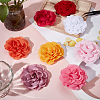 8Pcs 8 Colors Polyester Flower Ornament Accessories DIY-GF0010-64B-4