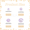700Pcs 4 Styles Transparent Glass Beads GLAA-AN0001-01-2