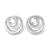 Non-Tarnish 304 Stainless Steel Stud Earrings for Women EJEW-S227-28P-1