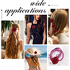 6Pcs 3 Styles Plastic Artificial Flower Head AJEW-CA0004-61A-6