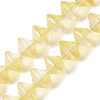 Electroplate Glass Beads Strands EGLA-G038-01A-HP02-1