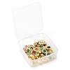 36Pcs 12 Colors 304 Stainless Steel Rhinestone Charms STAS-LS0001-29G-7