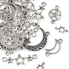 36Pcs 6 Styles Tibetan Style Zinc Alloy Connector Charms FIND-TA0002-96-2