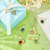 6Pcs Alloy Brooches JEWB-FH00051-4