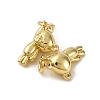 Brass Micro Pave Cubic Zirconia Pendants KK-P308-20G-2