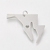 Tarnish Resistant 201 Stainless Steel Pendants STAS-T038-57-1