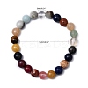 Assorted Stone Beads Bracelets BJEW-Q300-2