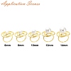 Rack Plating Brass Open Cuff Ring Settings KK-Z071-30G-4