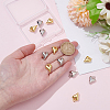 12Pcs 2 Colors Brass Pendants KK-ME0002-18-3