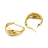 304 Stainless Steel Hoop Earrings LS-EJEW-K271-02B-G-2