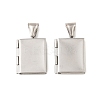 316 Stainless Steel Locket Pendants LS-STAS-K321-02P-1