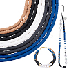 10 Strands 5 Colors Handmade Polymer Clay Beads Strands CLAY-PH0001-74-1