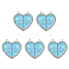 Alloy Enamel Split Pendant ENAM-YW0003-81B-1