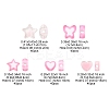 200Pcs 5 Styles Transparent Acrylic Beads TACR-FS0001-54A-4
