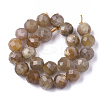 Natural Sunstone Beads Strands G-S345-8mm-009-2