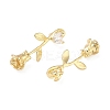 Brass Micro Pave Cubic Zirconia Pendants KK-L256-03G-2