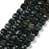 Natural Moss Agate Beads Strands G-NH0010-D01-01-1