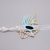 Lace Headbands for Girls OHAR-WH0021-01-6