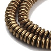 Electroplated Synthetic Non-magnetic Hematite Beads Strands G-P545-A01-01A-3