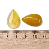Natural Yellow Agate Cabochons G-B082-09-3