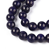 Dyed Natural Mashan Jade Round Beads Strands G-T139-6mm-67H-4