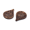 Walnut Wood Laser Cut Pendants WOOD-Q051-03A-2