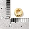 Infinity Brass Pave Clear Cubic Zirconia European Beads KK-G554-13G-3