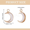 10Pcs Natural Freshwater Shell Pendants SHEL-SZ0001-05-2