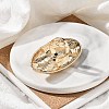 Oval Alloy Adjustable Rings for Women LS-RJEW-B108-05KCG-4