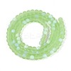 Frosted Transparent Glass Beads Strands GLAA-T032-T4mm-MBB17-2