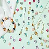 100Pcs Gradient Color Handmade Lampwork Beads DIY-SZ0010-51E-9