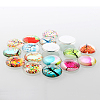 Tree of Life Printed Half Round/Dome Glass Cabochons X-GGLA-A002-30mm-GG-3