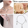 50Pcs 10 Styles Tibetan Style Alloy Pendants FIND-YW0007-18-6