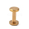 Luggage Leather Belt Brass Craft Solid Screw Rivet KK-WH0004-8mm-01C-1