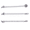 30Pcs Stainless Steel Chain Extender STAS-CJ0001-184-1