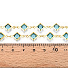 Brass Rhombus Link Chains CHC-N023-08D-G-3