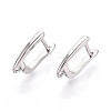 Brass Hoop Earring Findings KK-N267-23A-P-1