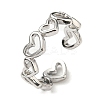 Non-Tarnish 304 Stainless Steel Cuff Rings RJEW-E076-01P-1