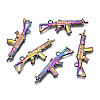 Rainbow Color Alloy Pendants PALLOY-S180-004-RS-1