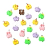 20Pcs Animal Series Opaque Resin Pendants CRES-YW0002-52-1
