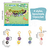 12Pcs 4 Styles Pet Supplies HJEW-DR00007-2