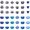 60Pcs 12 Styles Alloy Rhinestone/Enamel European Beads & Resin European Beads Kits DIY-PA0001-06A-7