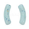 Marbled Stone Style Opaque Acrylic Beads X-OACR-G009-04A-3