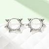 201 Stainless Steel Hoop Earrings for Women SA-CBA8B85-15P-2