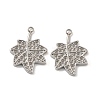 Non-Tarnish 304 Stainless Steel Pendant Rhinestone Settings STAS-F284-30P-2