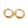 PVD Vacuum Plating 201 Stainless Steel Huggie Hoop Earrings STAS-H164-02G-1