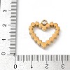 304 Stainless Steel with Rhinestone Pendants STAS-Z120-02A-G-3