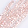 Electroplate Glass Beads Strands EGLA-F121-AB-A01-1