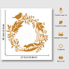 PET Hollow Out Drawing Painting Stencils DIY-WH0405-0095-3